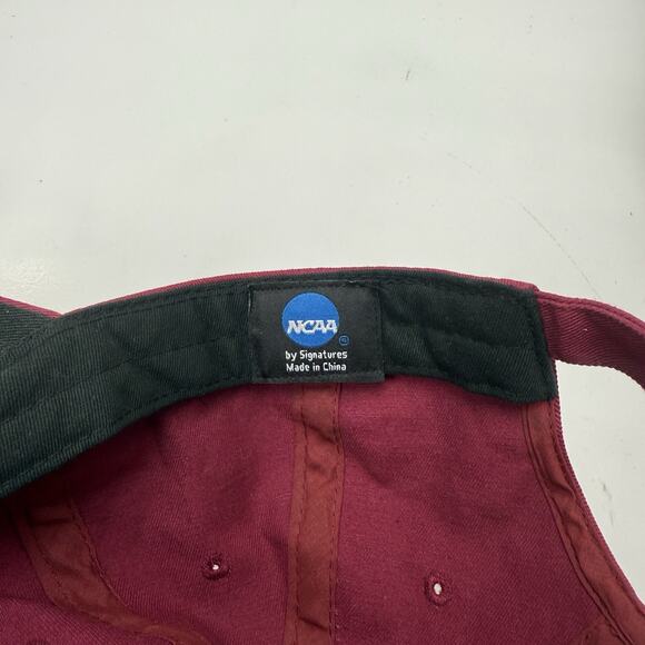 Virginia Tech Hokies Hat Cap Maroon Strapback Adjustable NCAA Embroidered VT - Picture 9 of 10